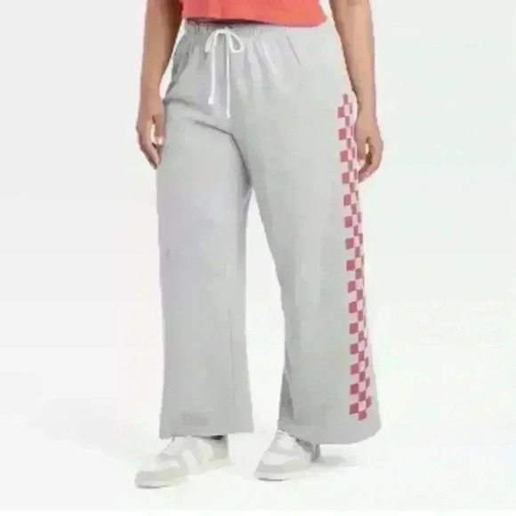 Women's Gray Wide Leg Drawstring Waist Pants  Gray Size XSmall Grayson Threads - Picture 2 of 9